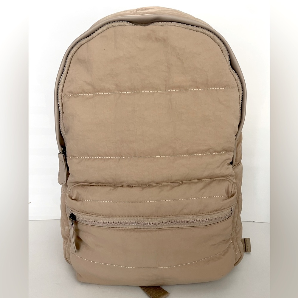 Anthropologie Zadia Quilted Padded Backpack